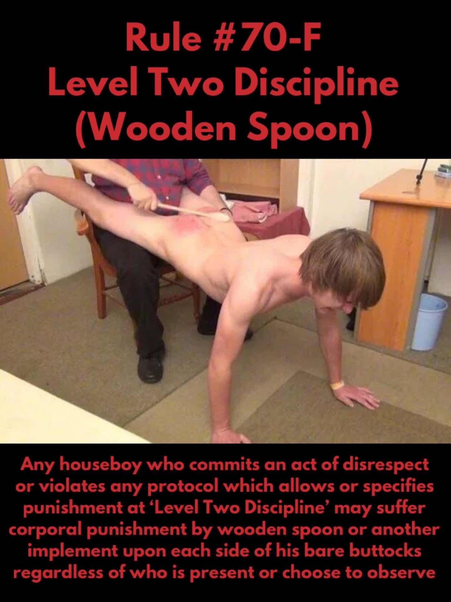 Wooden Spoon Spanking