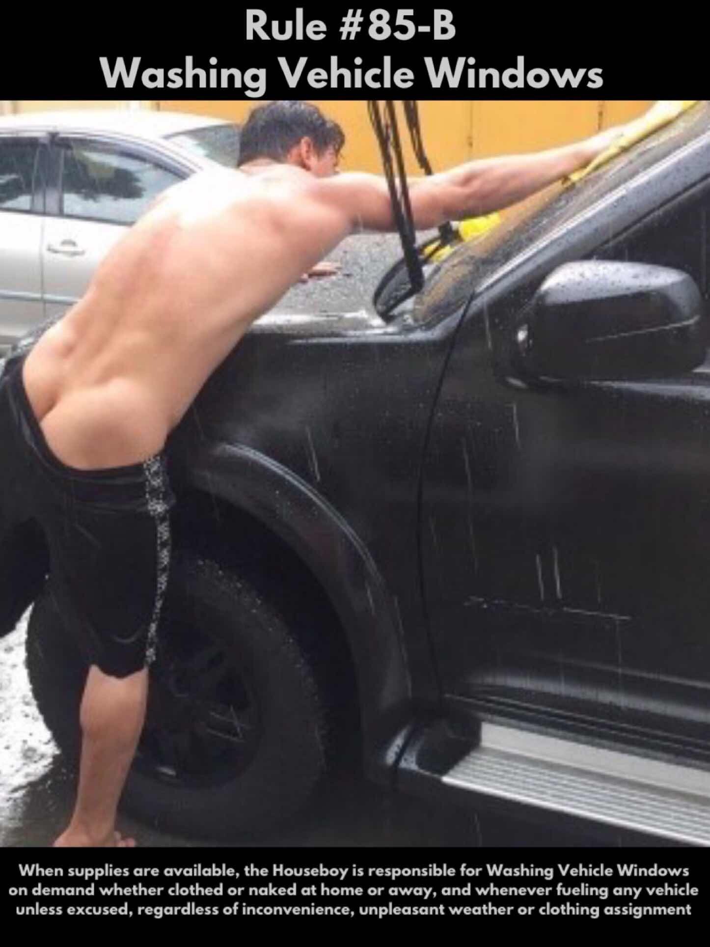 Car Window Washing