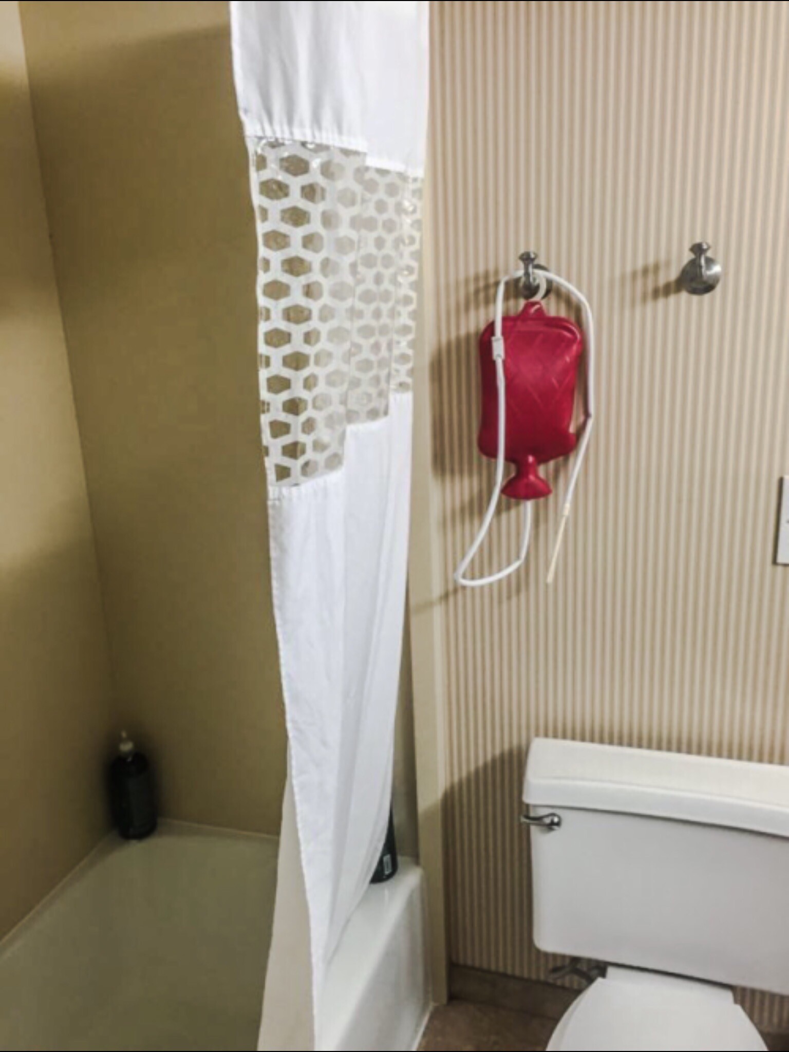 Red Enema Bag