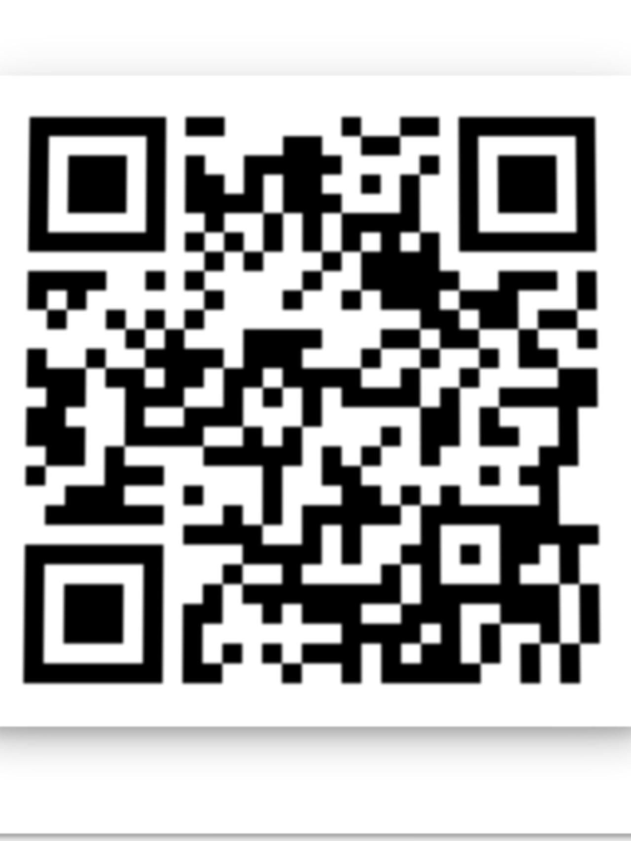 Display of QR Code