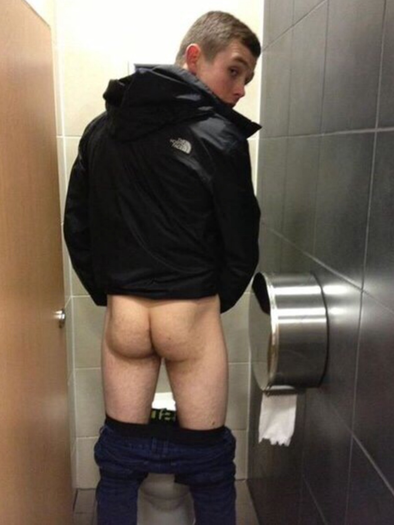 Urinating In A Public Stall