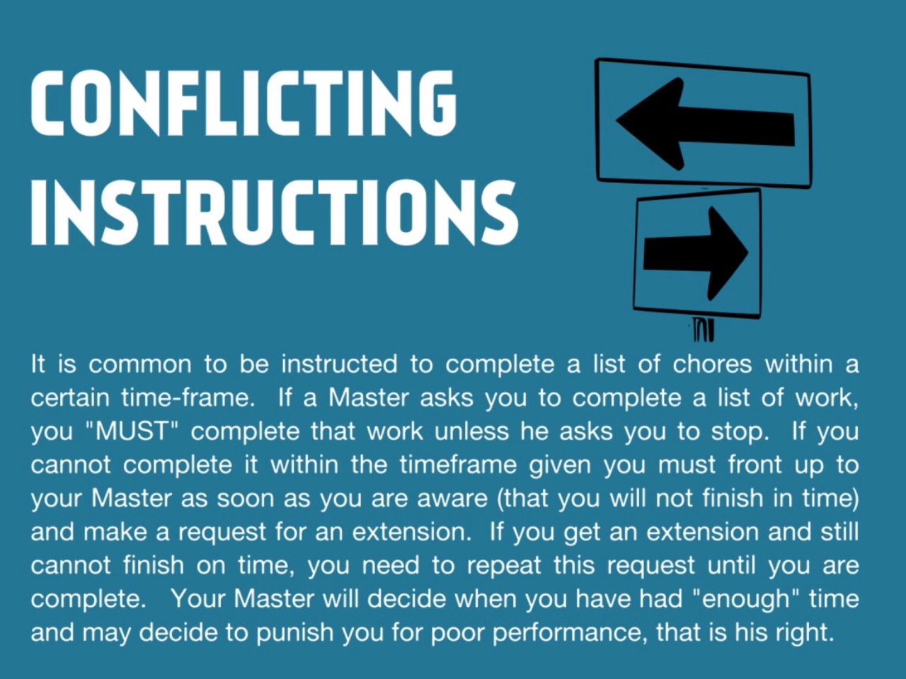 Conflicting Instructions