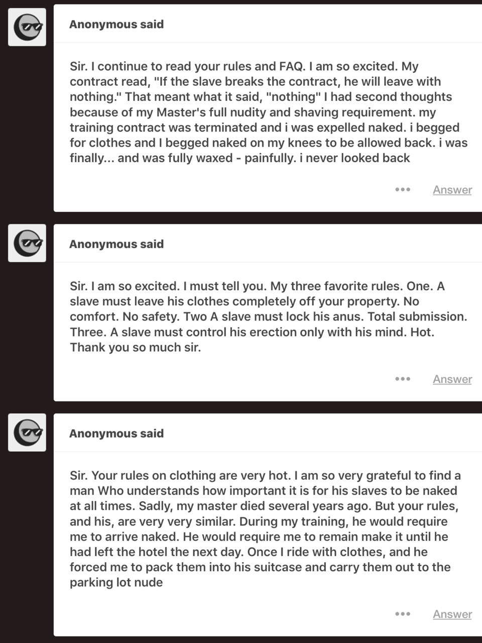 Questions and Comments